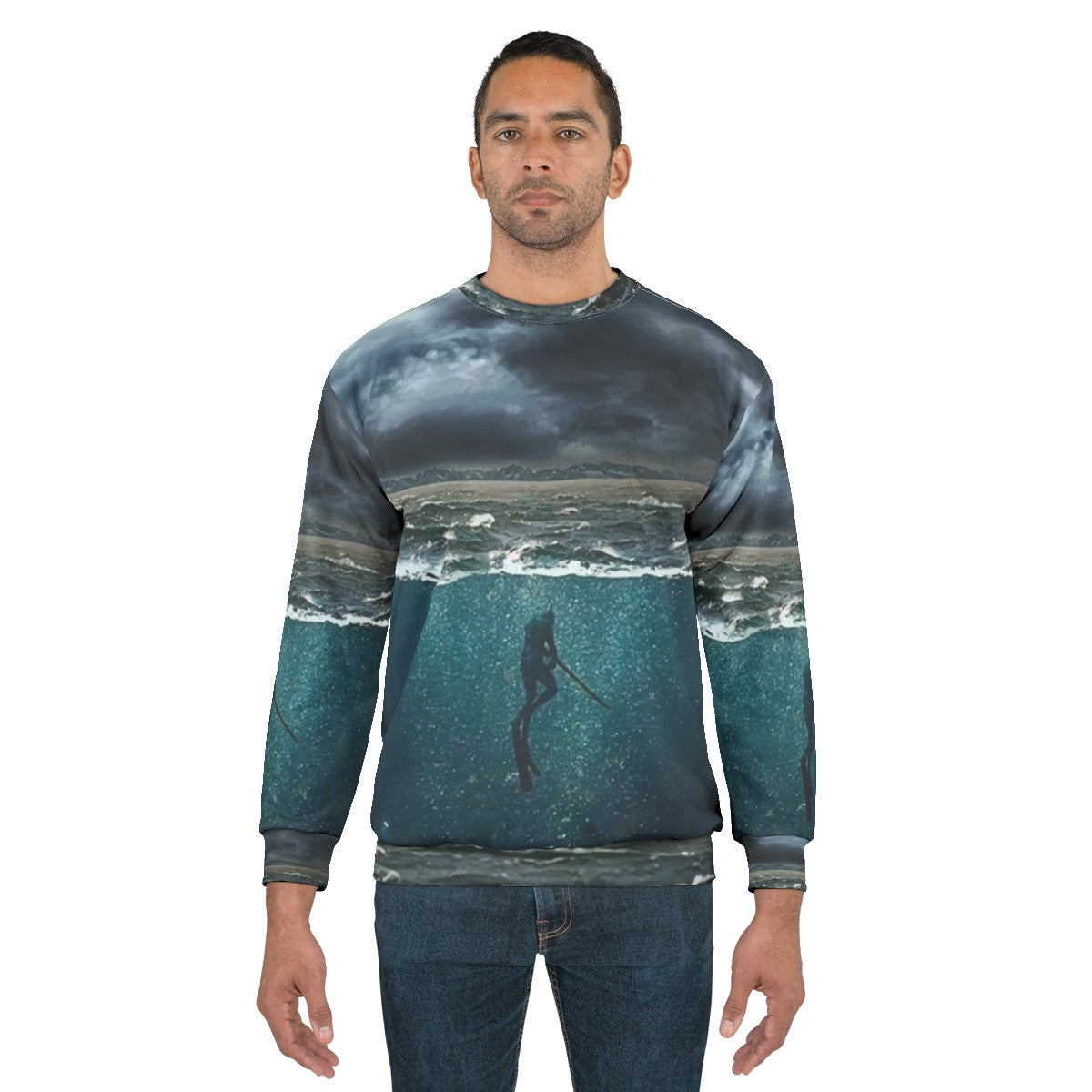 Spearfishing Sweatshirt for Underwater Fishing and Diving - men