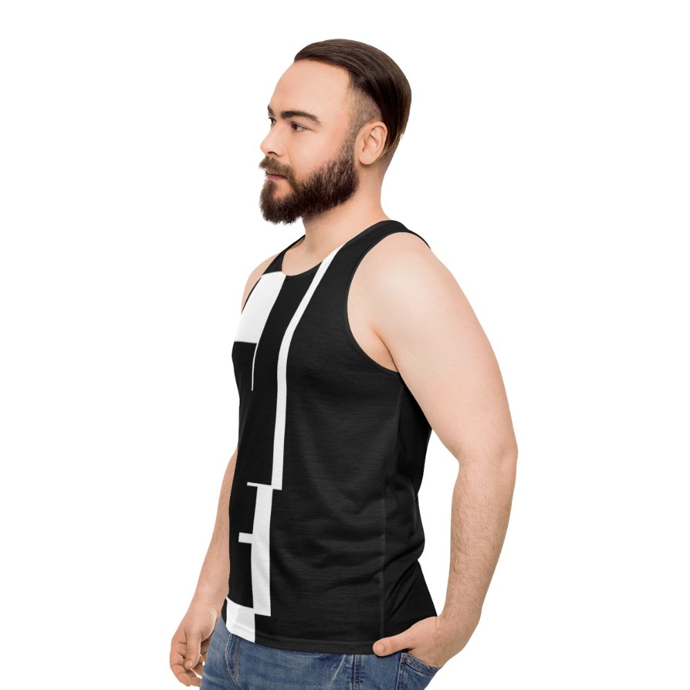 Bauhaus Unisex Dark Fashion Tank Top - men side