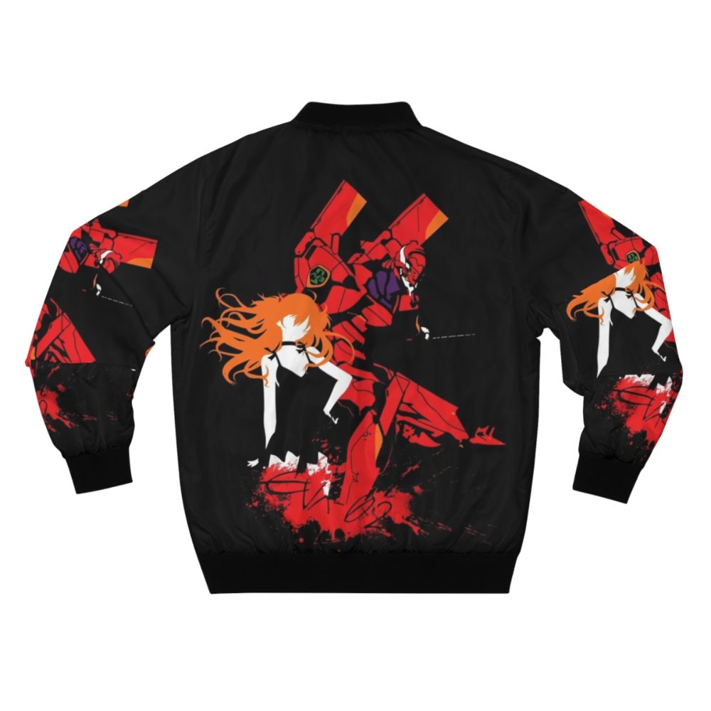 Evangelion Unit-02 Bomber Jacket featuring the iconic mecha design from Neon Genesis Evangelion - Back