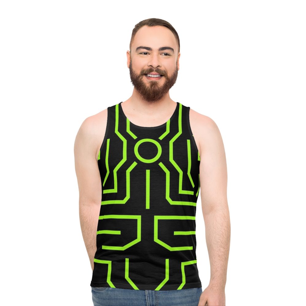 Upgrade Unisex Superhero Circuit Board Tank Top - men