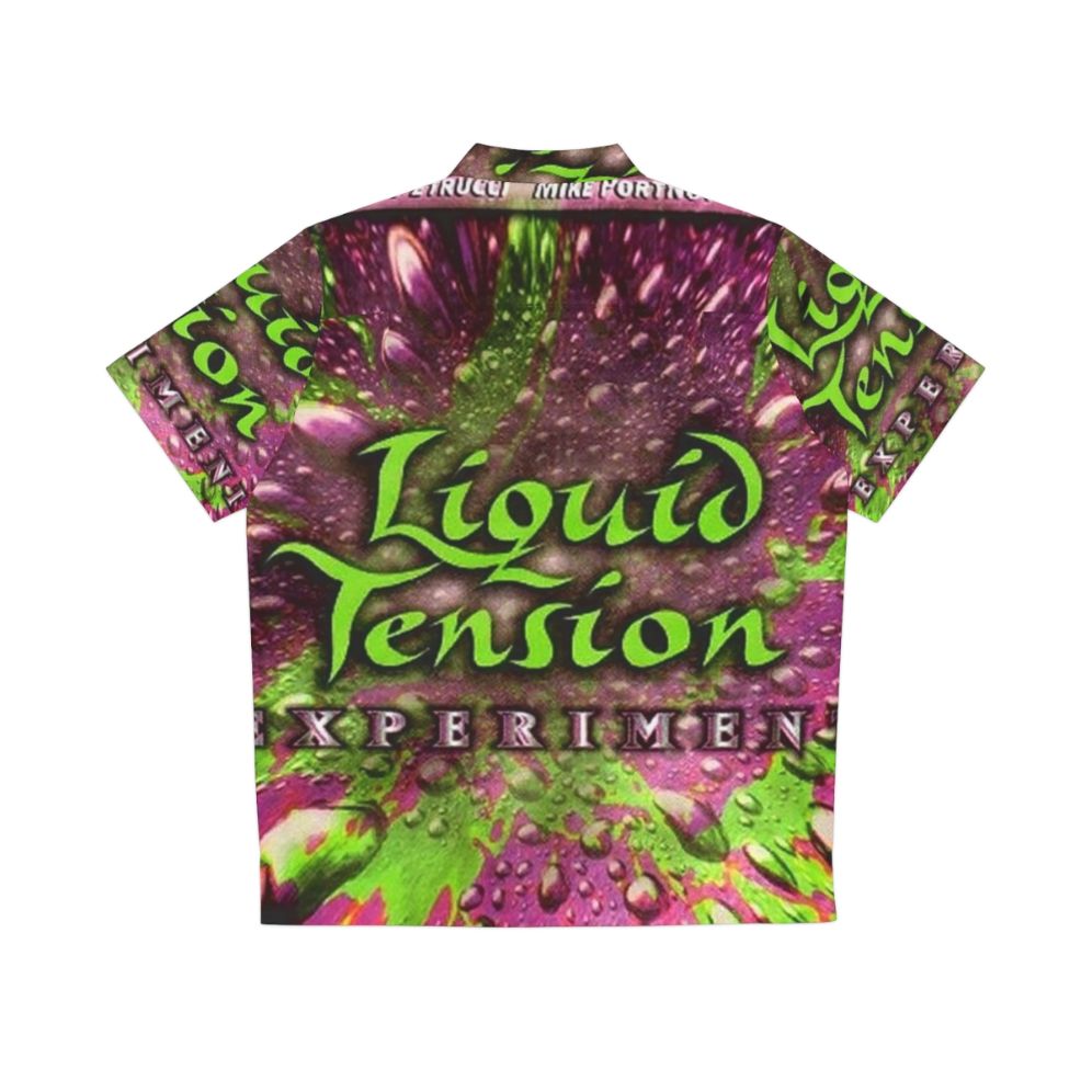 Liquid Tension Experiment Hawaiian Shirt featuring the iconic progressive rock band - Back