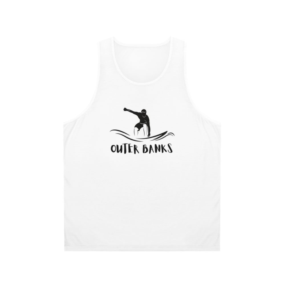 Outer Banks Surf Beach North Carolina Unisex Tank Top