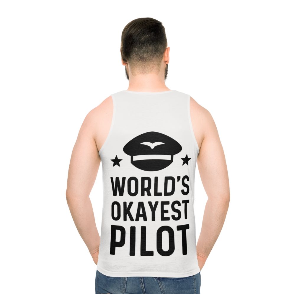 The World's Okayest Engineer Unisex Tank Top - men back