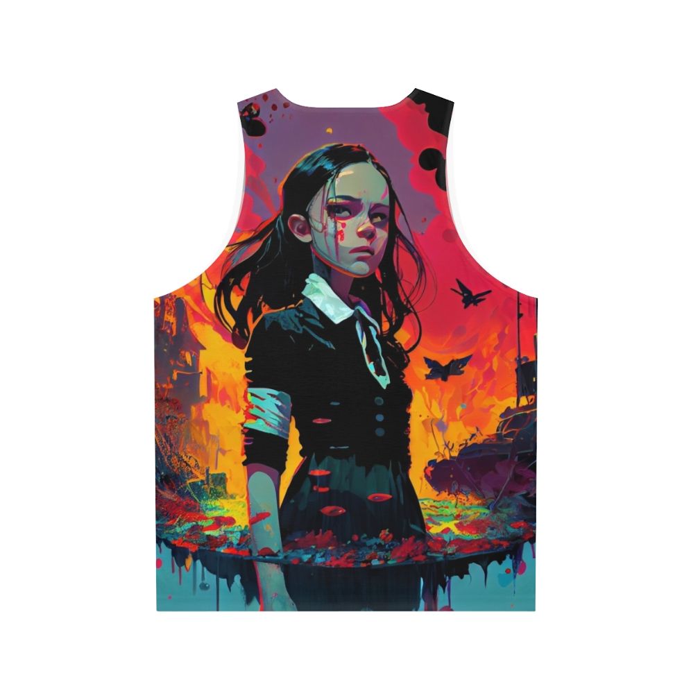 Wednesday Addams Unisex Tank Top - Back