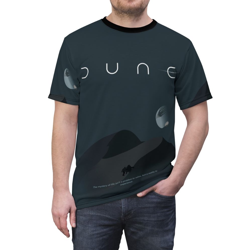 Dune-inspired Arrakis moonlight graphic t-shirt - men front