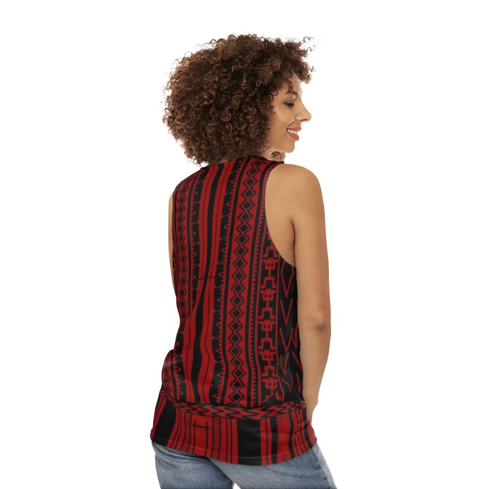 Ifugao Weave Unisex Tank Top - women back