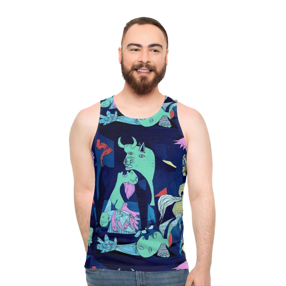 Guernica Pop Art Unisex Tank Top - men