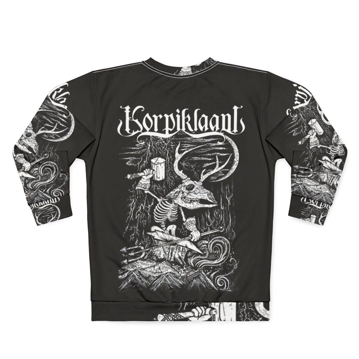 Korpiklaani Vanno Rauta Tapporauta folk metal band sweatshirt - Back