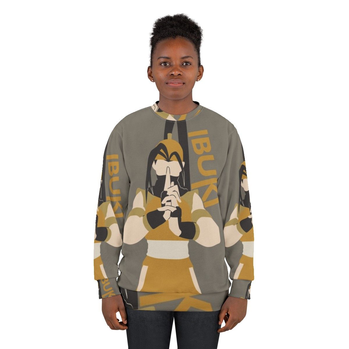 Ibuki Nostalgia SFV Minimalist Vector Trace Sweatshirt - women