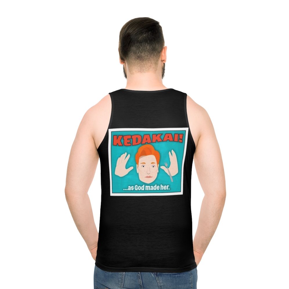 Conan and Kedakai Unisex Team Coco Tank Top - men back