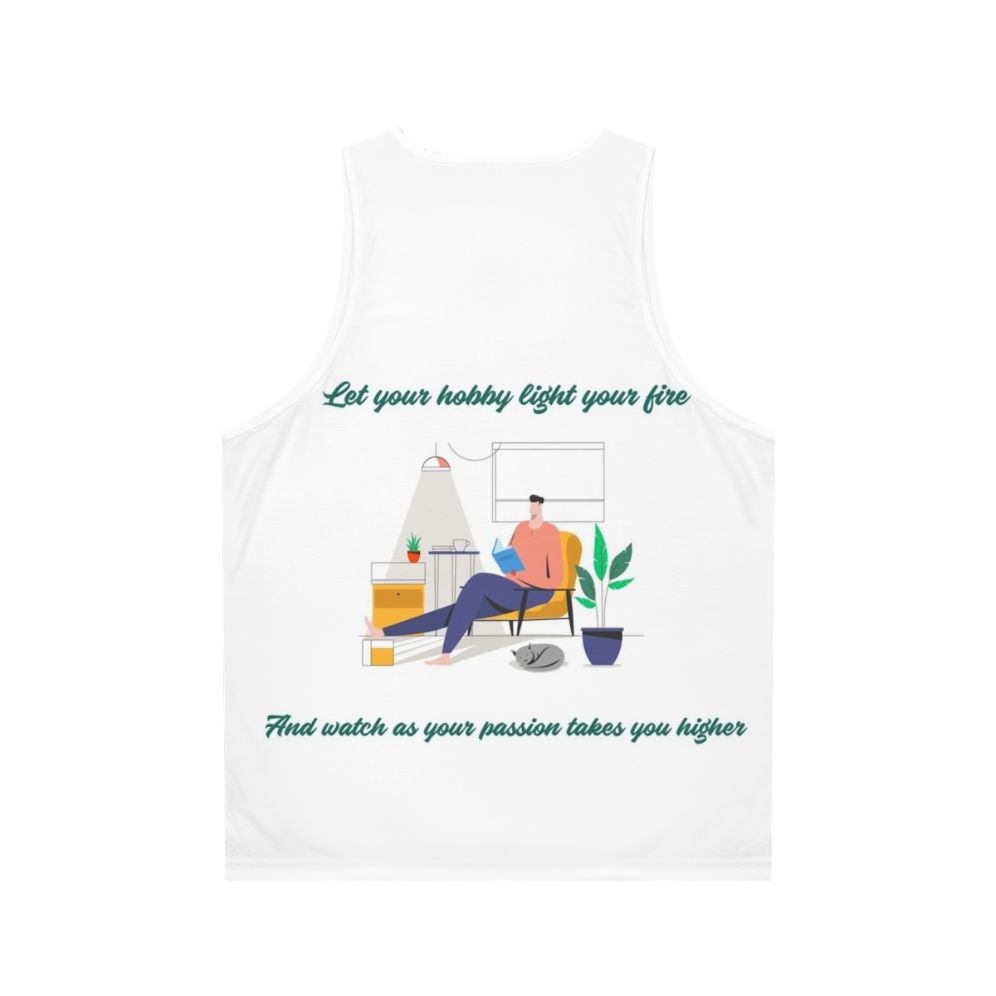 Hobbies Unisex Fitness Tank Top - Back