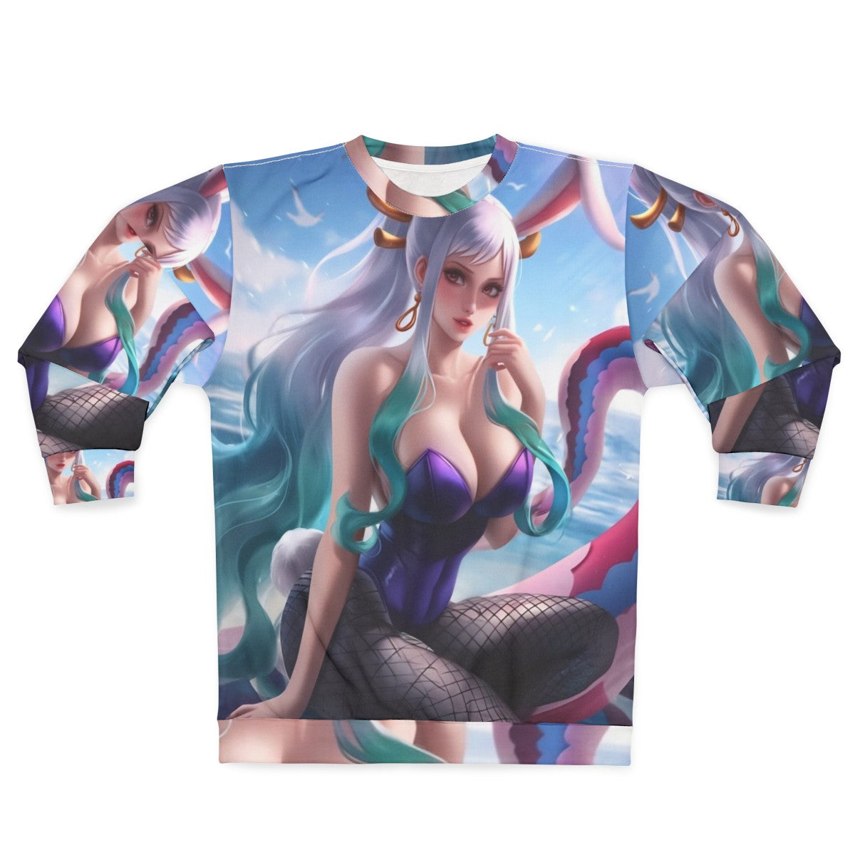 Kawaii Anime Girl Oni Princess Sweatshirt