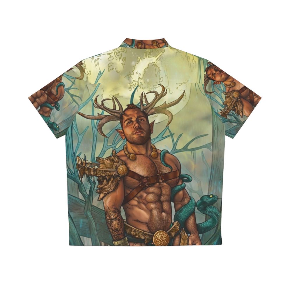 Cernunnos Gay Satyr Hawaiian Shirt - Back