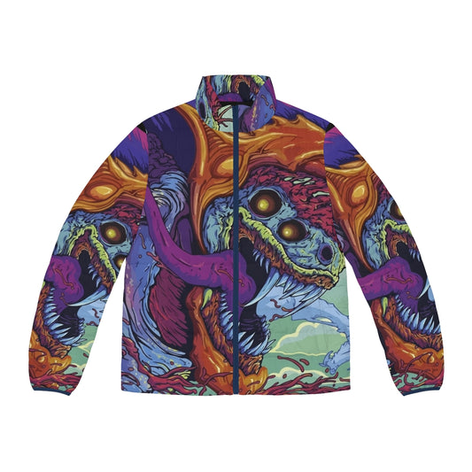 Hyper Beast CS:GO Puffer Jacket with colorful watercolor design