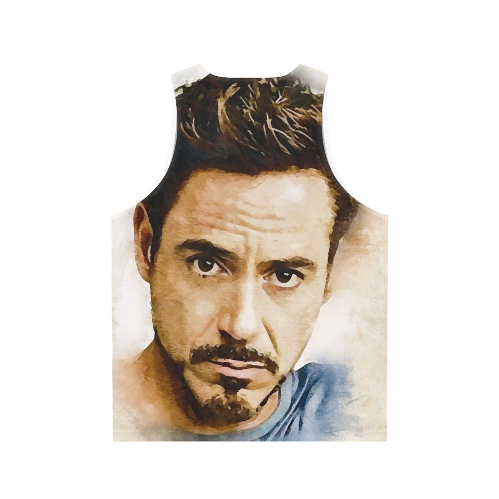 Robert Downey Jr Tribute Unisex Tank Top - Back