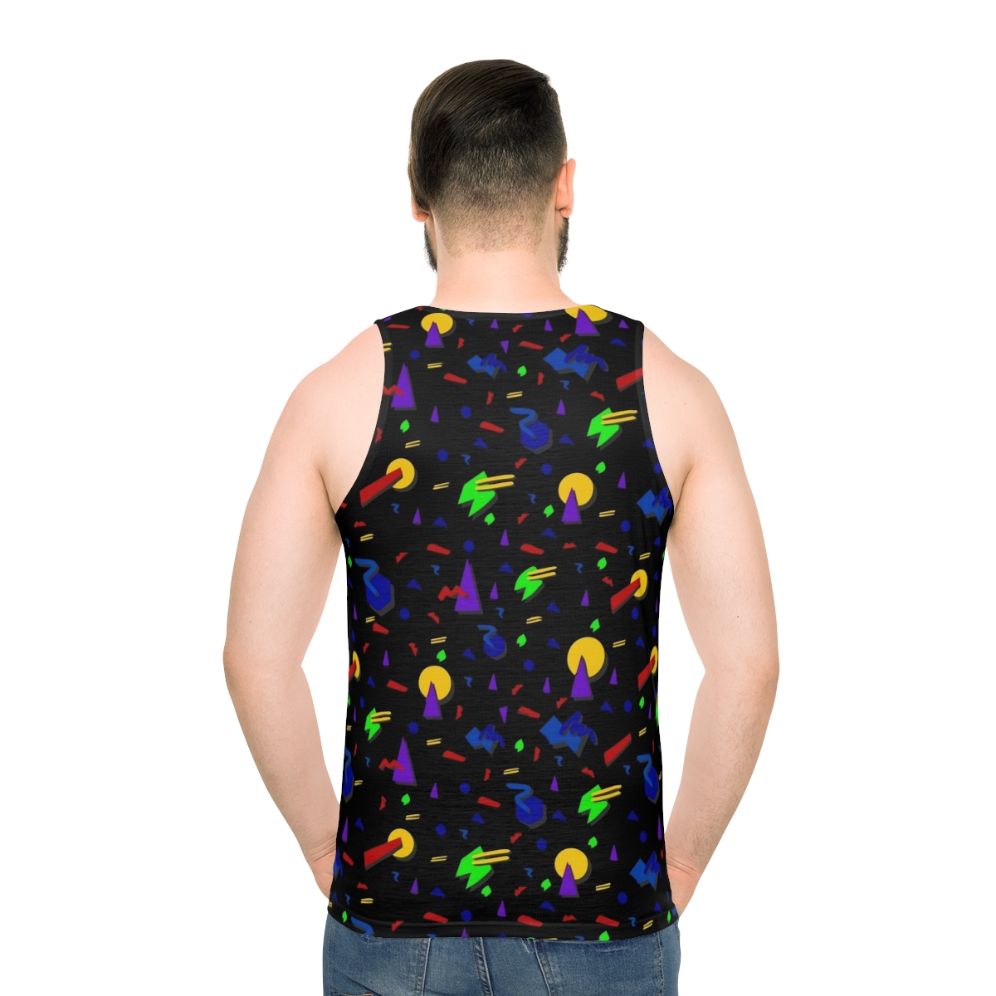 Retro 90s funky tank top - men back