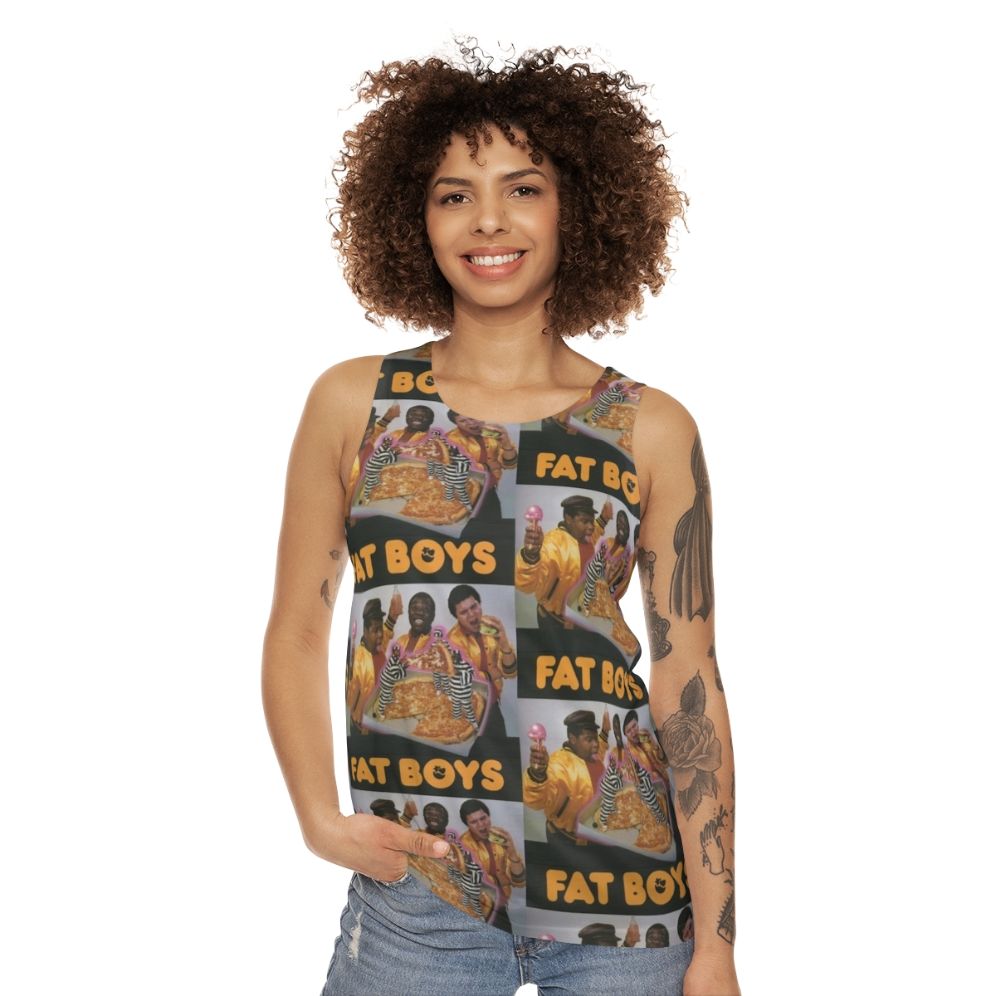 Unisex oversized tank top for hip-hop fashion - women