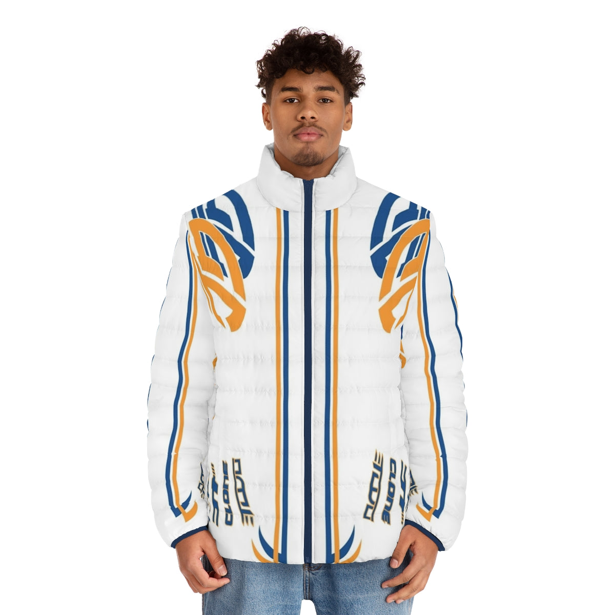 Bassline Puffer Jacket - Acceleracers-Inspired Diecast Style - men front