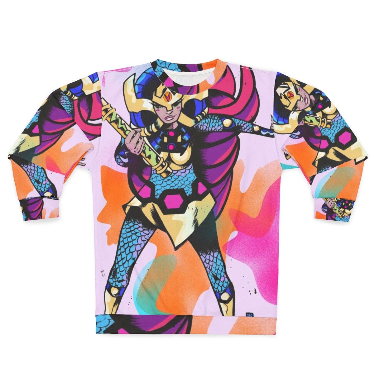 Big Barda female superhero comic book sweatshirt