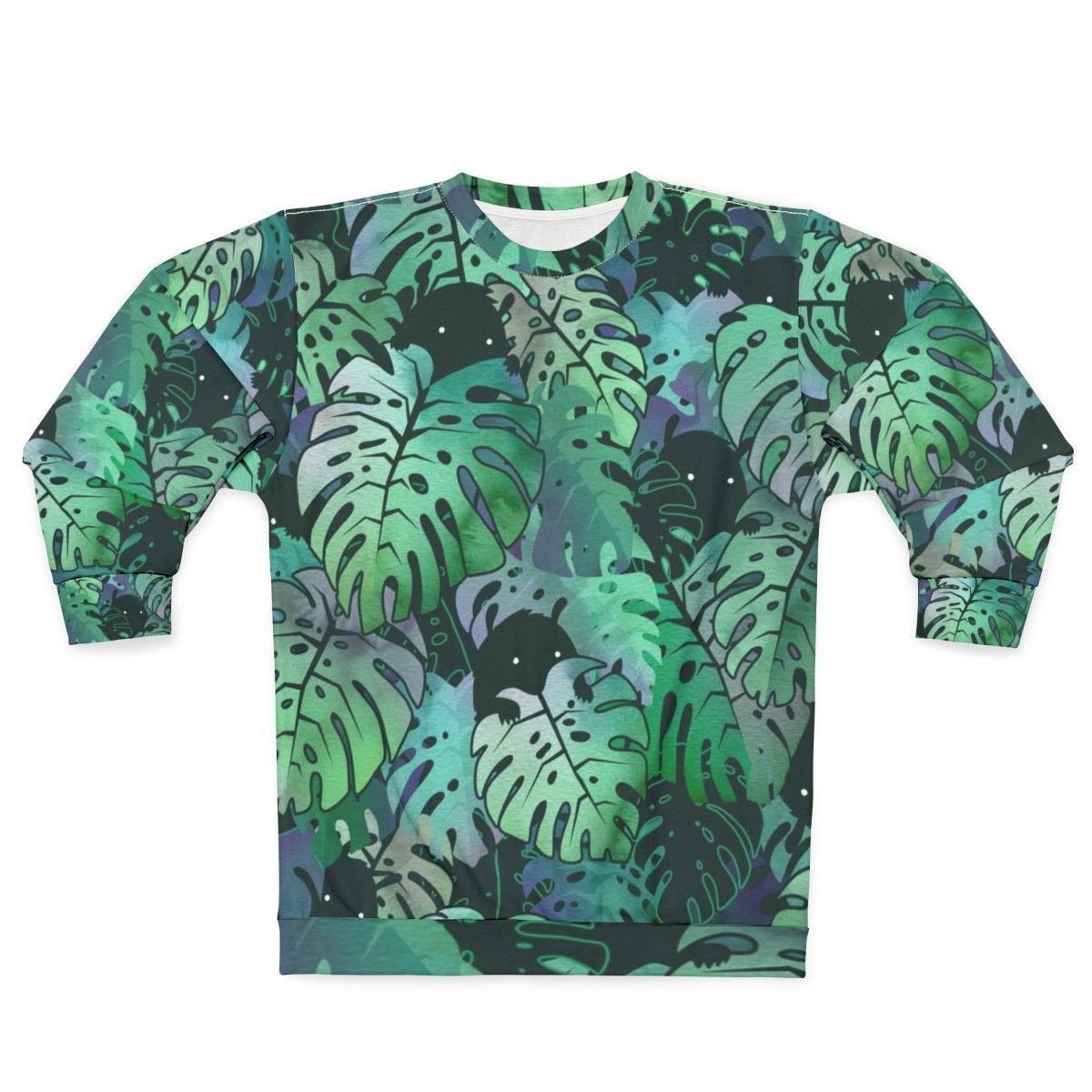 Tropical Monstera Monster Sweatshirt