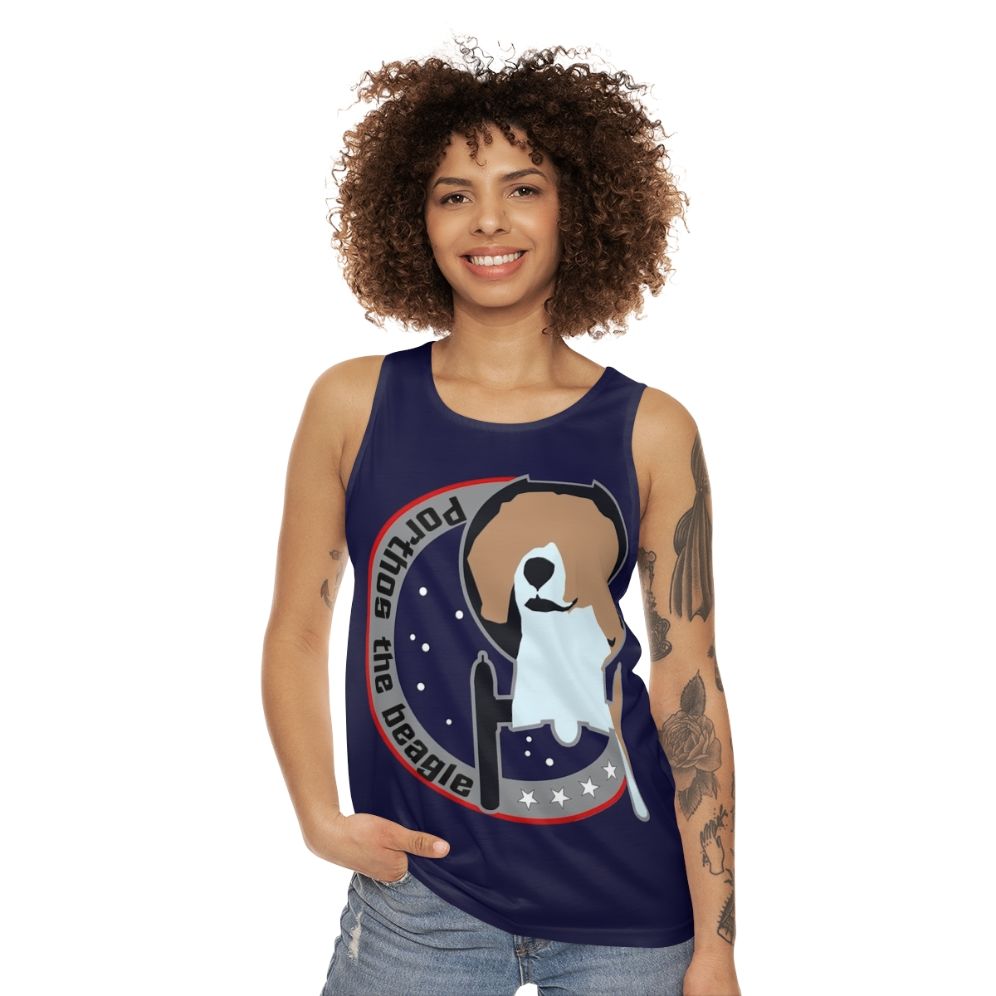 Porthos Star Trek Enterprise Unisex Tank Top - women