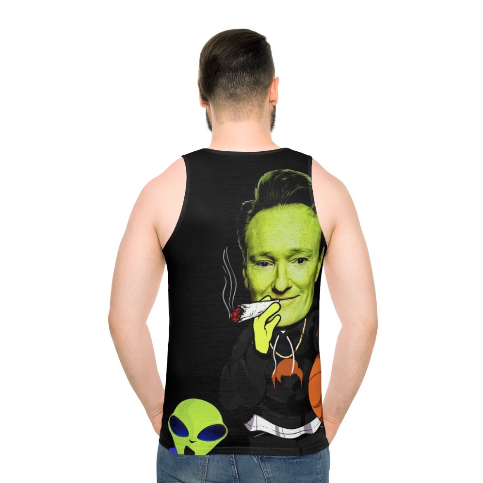 Team Coco Alien Out of Space Unisex Tank Top - men back