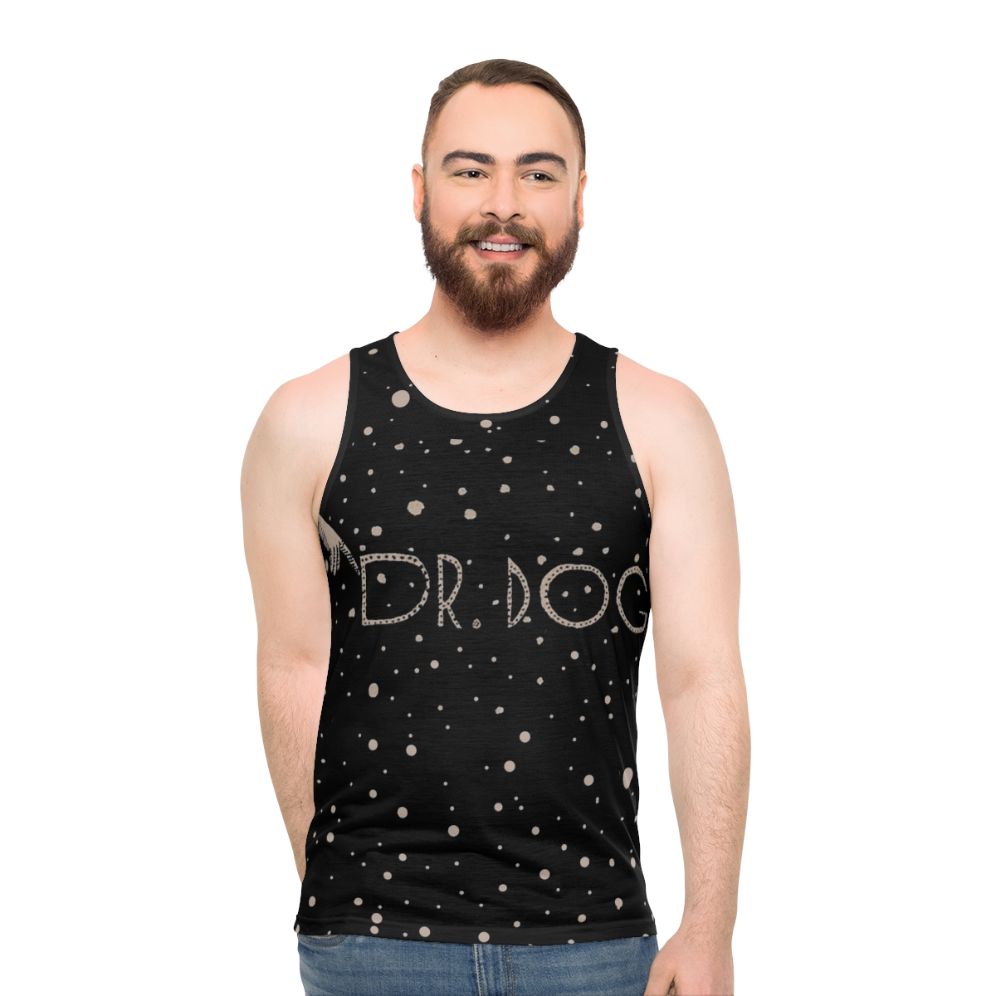 Indie Dog Toothbrush Unisex Tank Top - men