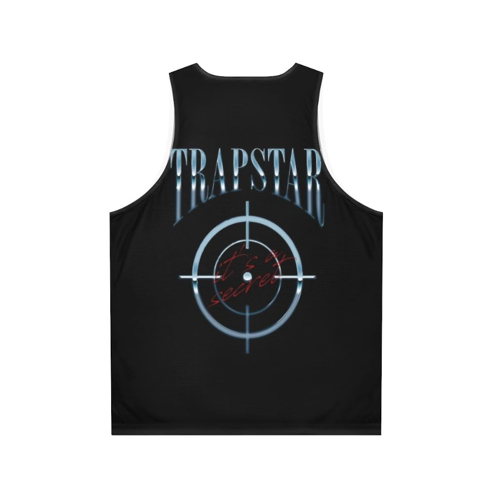 Trapstar Unisex Tank Top with Vibrant Grime Music Inspired Design - Back