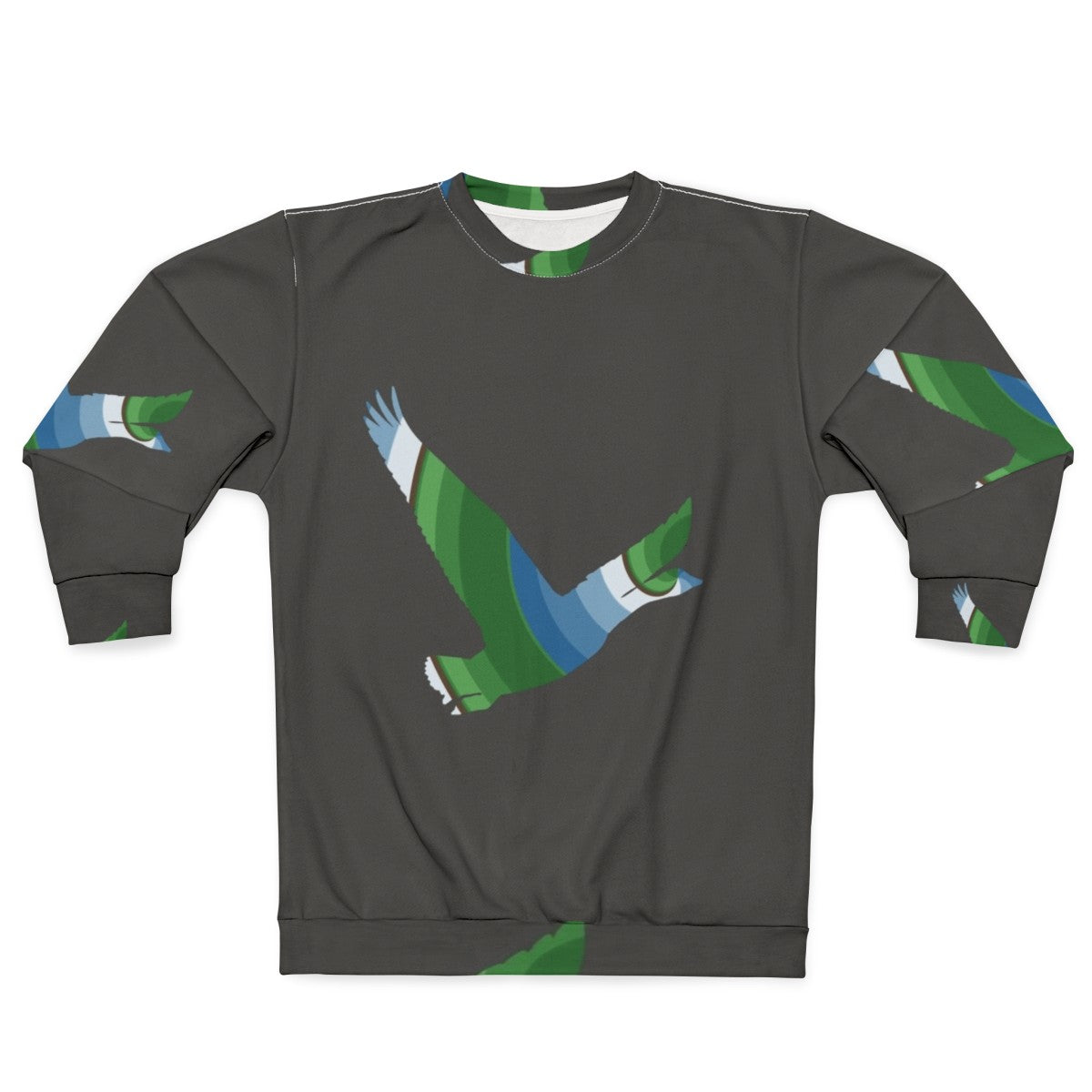 Legendary Goose Sweatshirt with Colorful Abstract Animal Art Design