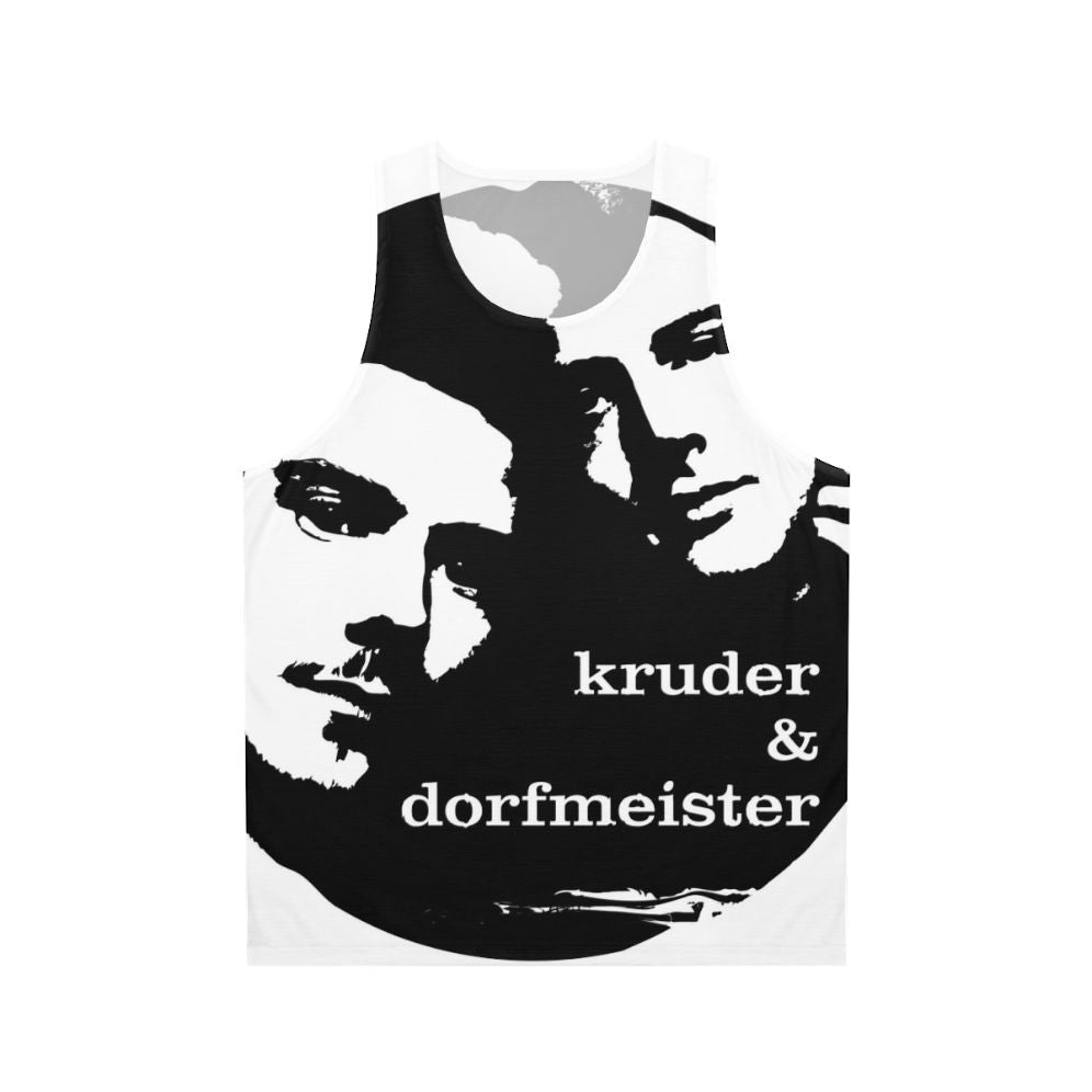 Kruder Dorfmeister electronic music unisex tank top