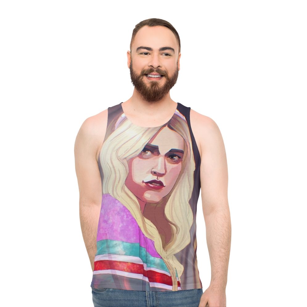 Aimee Gibbs Sex Education Netflix Feminist Unisex Tank Top - men