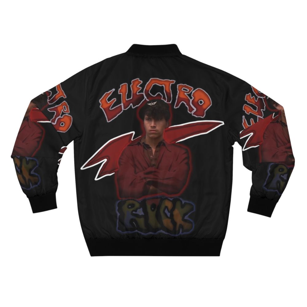 Breakin' Taco Bomber Jacket in vibrant pop art design - Back