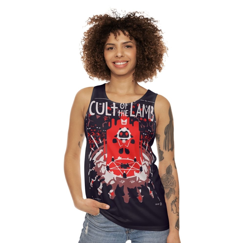 Cult of the Lamb unisex tank top - women