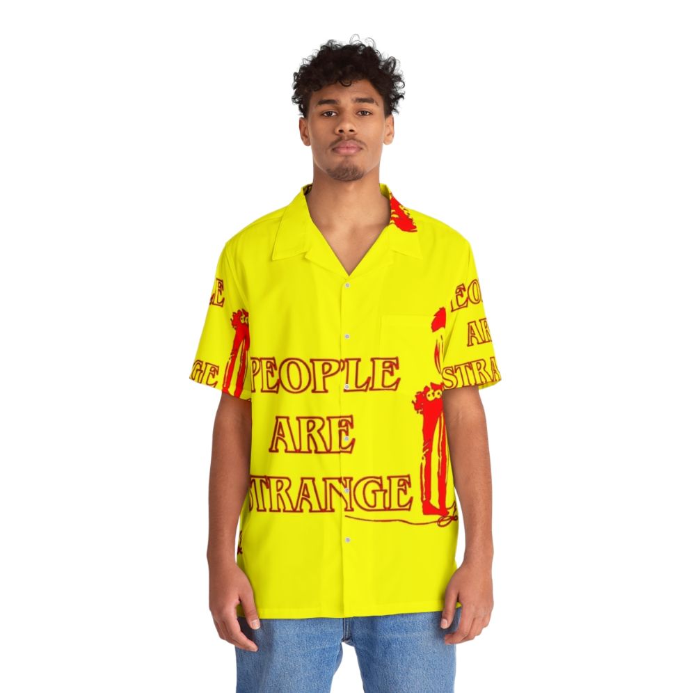 People Are Strange Hawaiian Shirt with The Doors music and Stranger Things inspired design - People Front