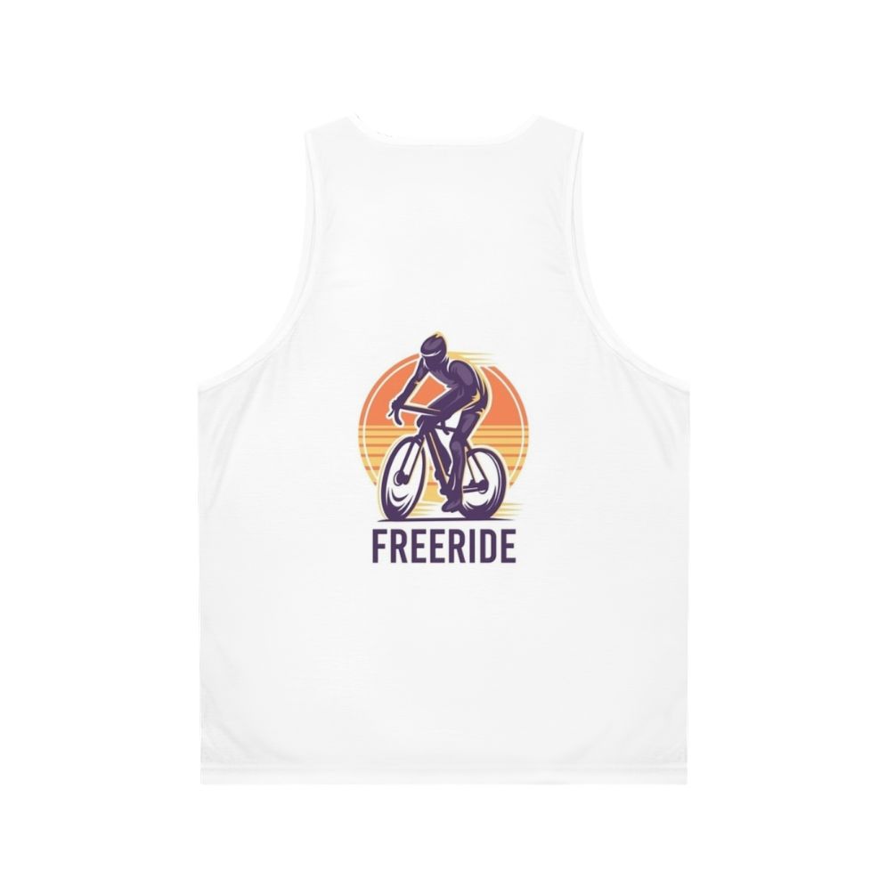 Cycling hobbies unisex sports tank top - Back