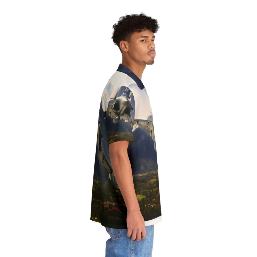 Rafale Hawaiian Shirt - Aviation Inspired Apparel - People Pight