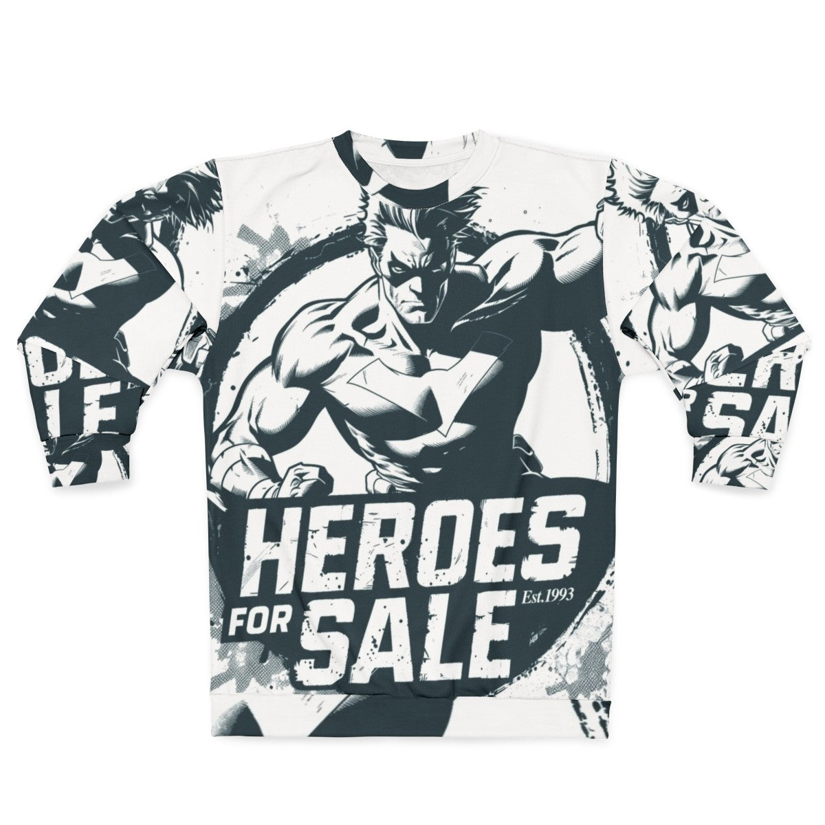 Classic Heroes for Sale Transparent Sweatshirt