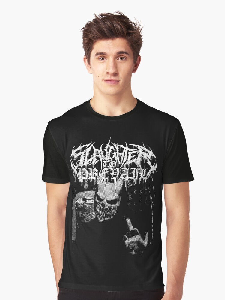 Metalcore band graphic t-shirt featuring designs from Slaughter to Prevail, I Prevail, and Counterparts - Men