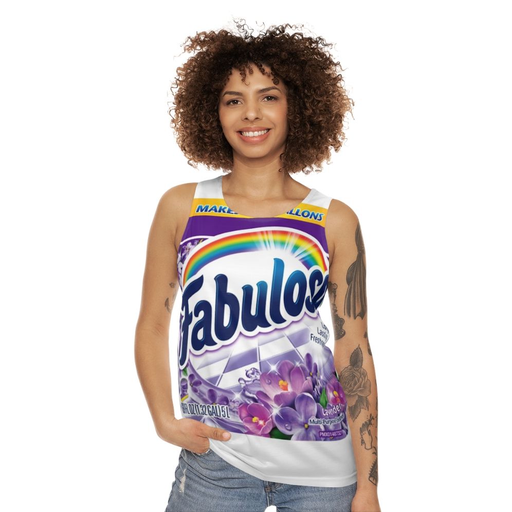 Lavender Household Cleaner Unisex Fresh Tank Top - women