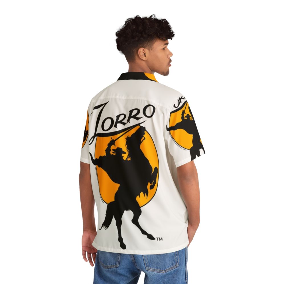 Zorro horse rider silhouette Hawaiian shirt - People Back