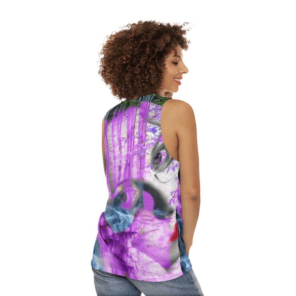 Waterfall unisex fantasy tank top - women back