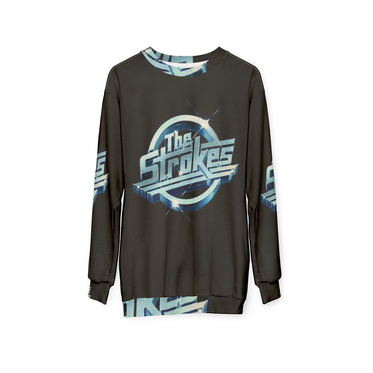 Strokes Sweatshirt with indie rock band logo - hanging