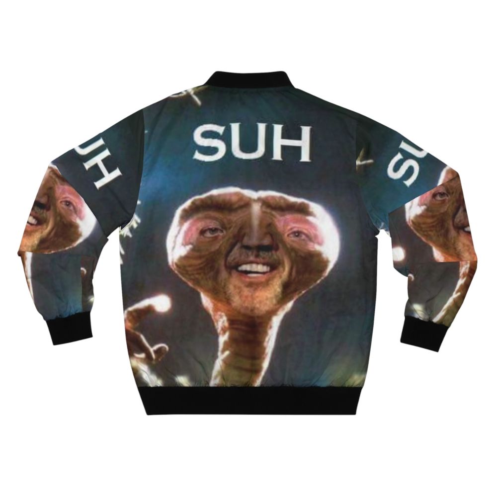 E.T. inspired "Suh Dude" meme bomber jacket - Back