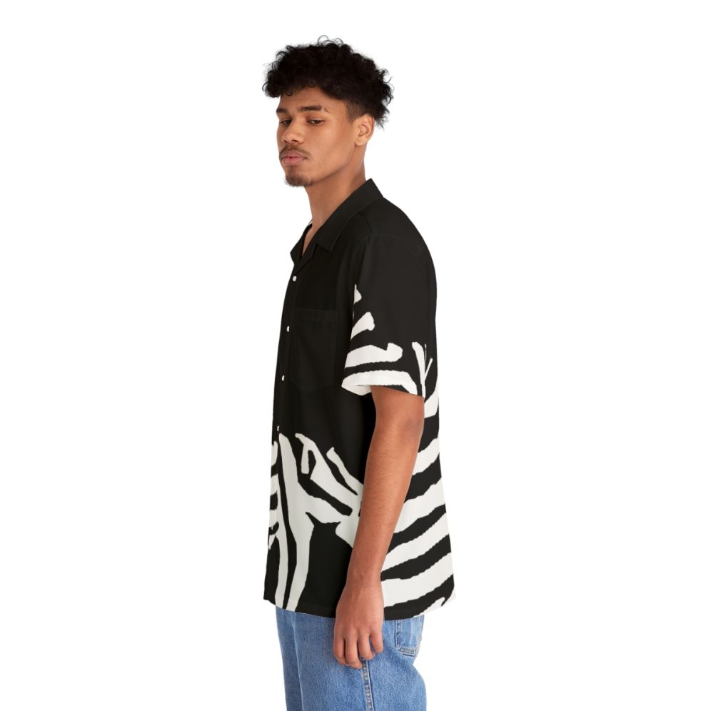 Zebra Pleco Hawaiian Shirt - People Left