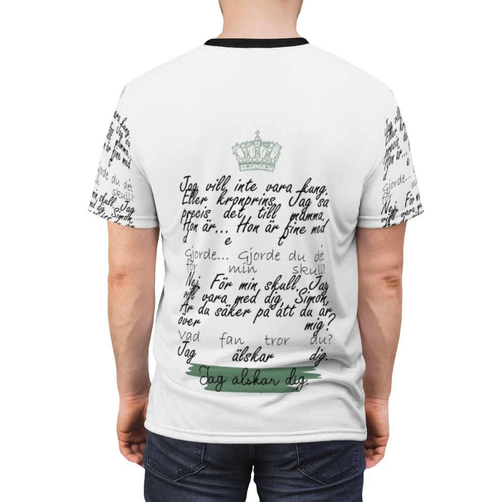 Jag Lskar Dig Young Royals Season 3 Inspired Graphic T-Shirt - men back