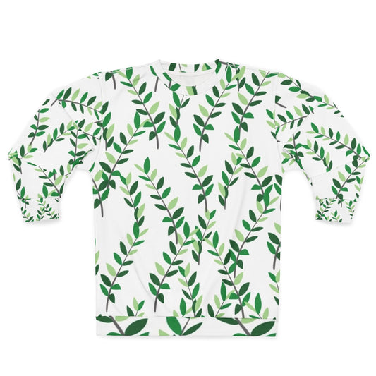 Zz plant leaves foliage botanical sweatshirt