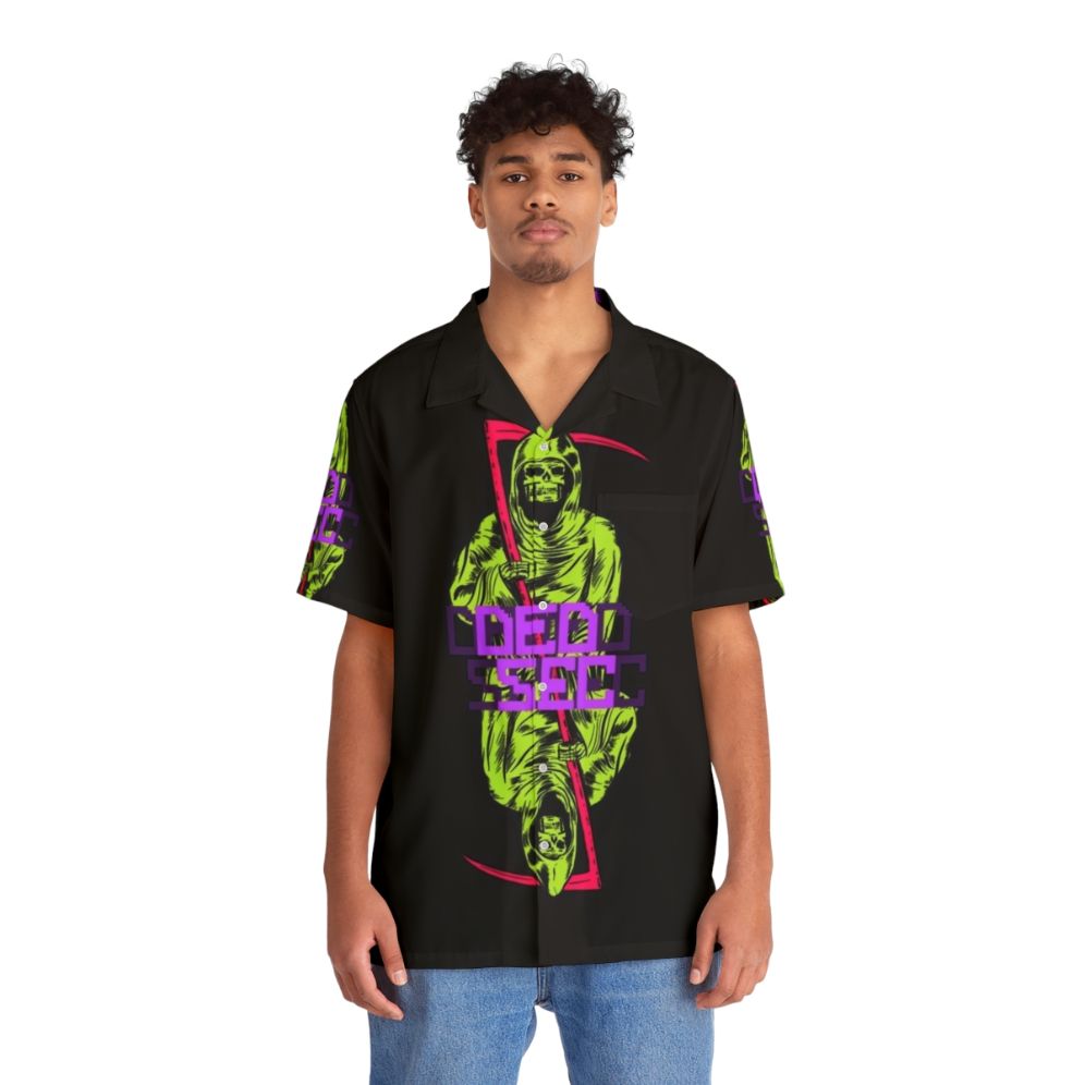 Dedsec Reaper Hawaiian Shirt - People Front
