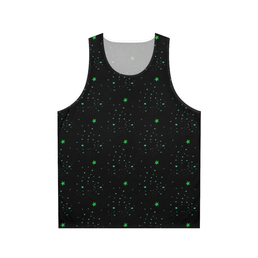 Glow in the dark star aesthetic unisex tank top