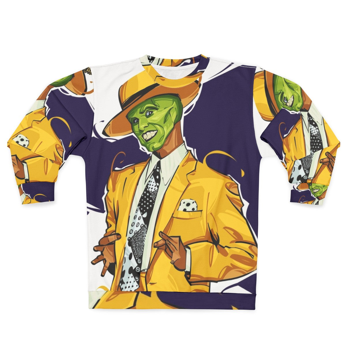 The Mask Sweatshirt 2 featuring Jim Carrey's iconic superhero character