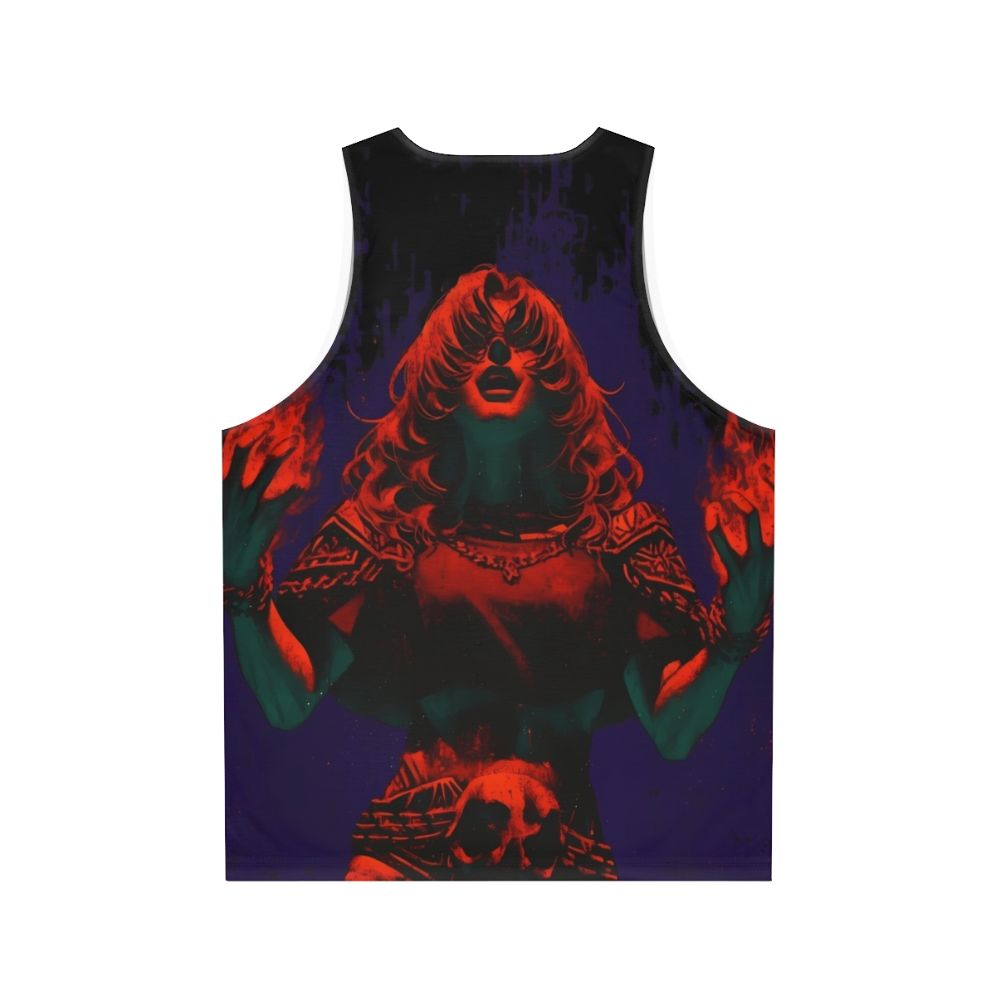 Fire Elemental Unisex Tank Top - Back